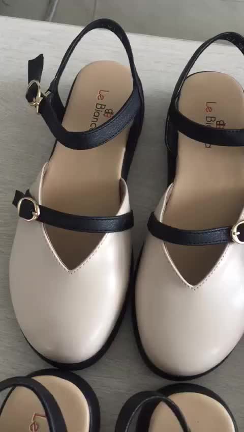 Le Bianca ALY 21-01 Sepatu Sendal Wanita Bustong Lesly flat sandal Hitam Shoes