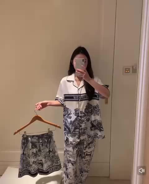 [CozyCorner] C51 Baju tidur lengan pendek stelan set piyama oneset wanita baju tidur satin lengan pendek