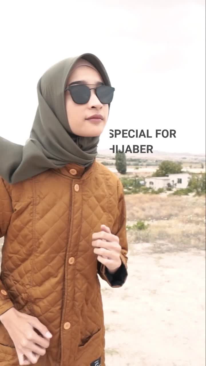 Hijacket Belva - Jaket Parasut Wanita Muslimah Panjang