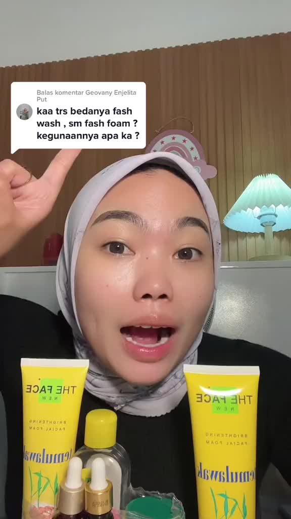 [BPOM] THE FACE Temulawak Facial Wash with Glutathione 125ml - Mencerahkan dan Menghidrasi Kulit Wajah serta Membantu Membersihkan Kotoran Muka
