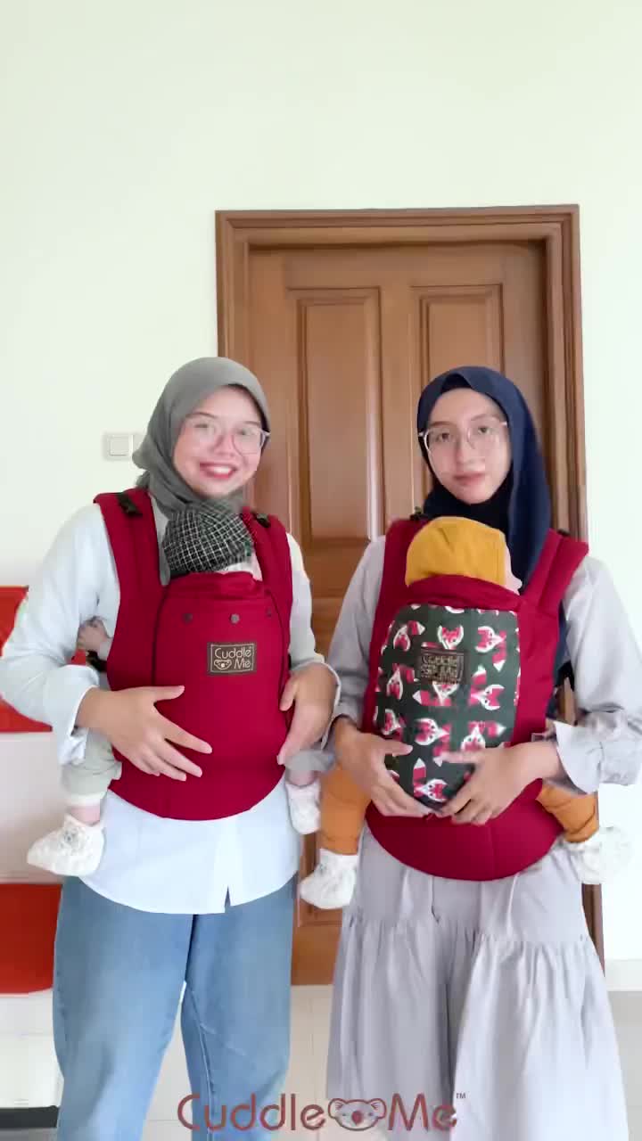 CuddleMe Lite Carrier Gendongan Bayi  SSC Ergonomis Gendong M-shape Cuddle Me Depan Belakang Ransel