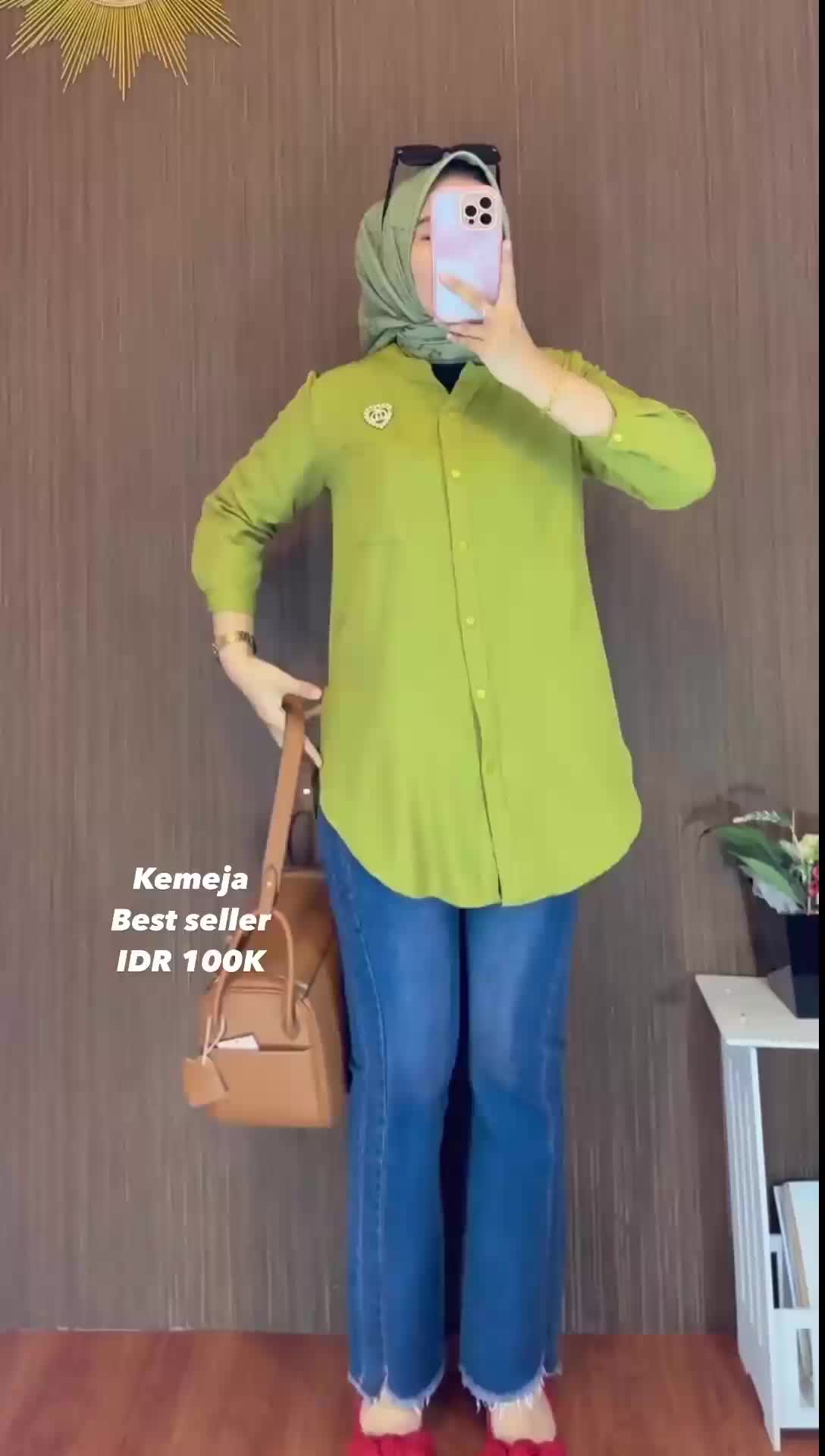 kemeja Blouse polos rayon twill premium Katun Santai V-Neck Polos Hitam Putih Standar Wanita Oversize Panjang Atasan Baju Basic Simple Kancing Lembut Casual Formal Busui High