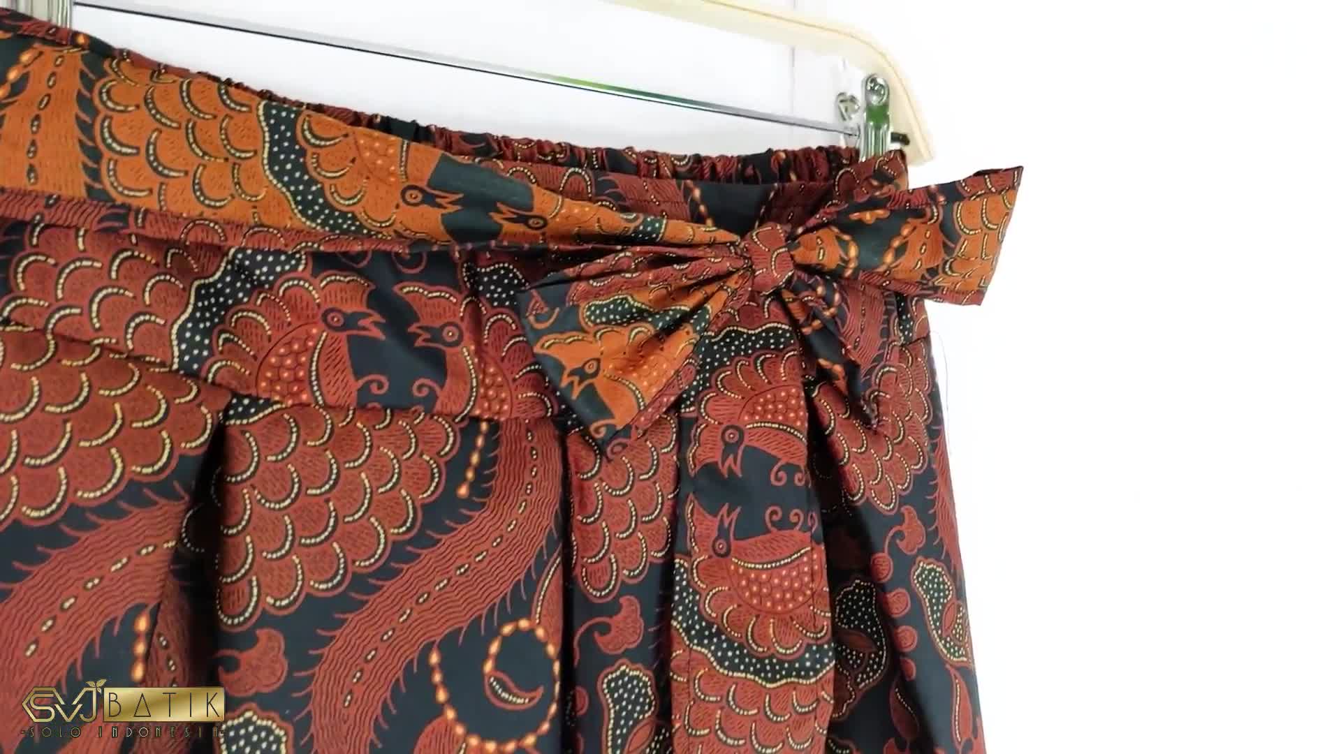 Setelan Batik Wanita Terkini Batik Series Kardigan Overall dan Rok Fit Jumbo Atasan Cardigan Outer Katun