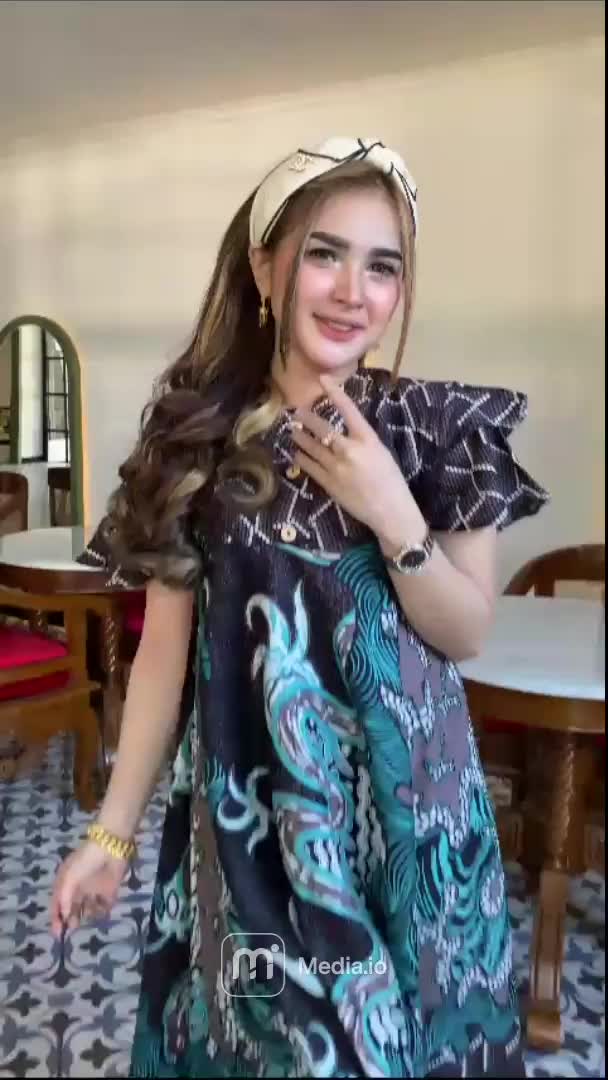 DASTER PAYUNG JUMBO Katun Rayon lembut Busui Kancing Motif Batik cocok untuk Bumil remaja Nyaman Panjang