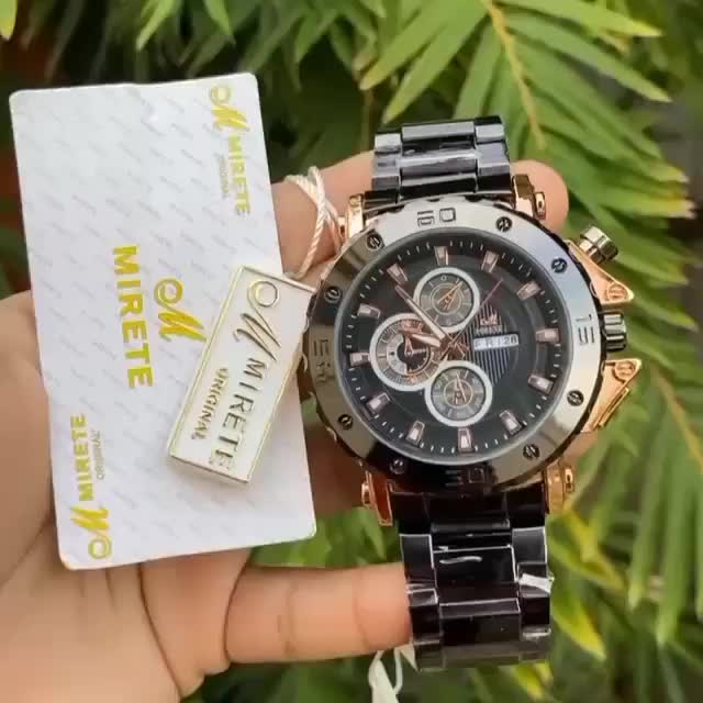 Jam Tangan Pria Kasua Mirete Analog Quartz Dua Tali Realpick Tahan Air Kemewahan Olahraga Bisnis Bercahaya Jam Tangan Fashion Cowok Import Water Resistant Fitur Tanggal Hari Aktif - Murah - Berkualitas - Cod Bayar Di Tempat - Jam Tangan Pria Warna Hitam