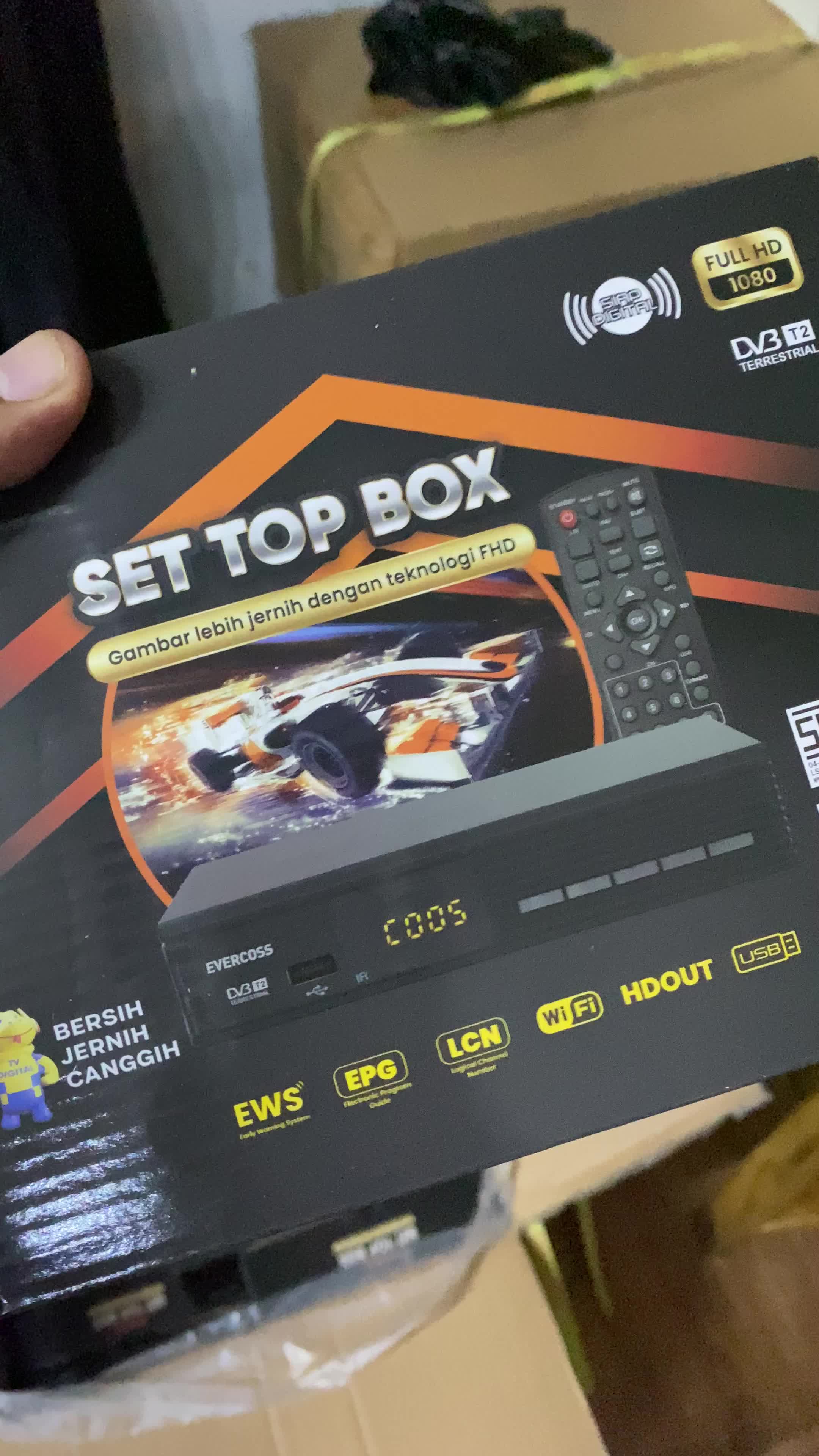 Evercoss STB PRIME TV Digital receiver Full HD