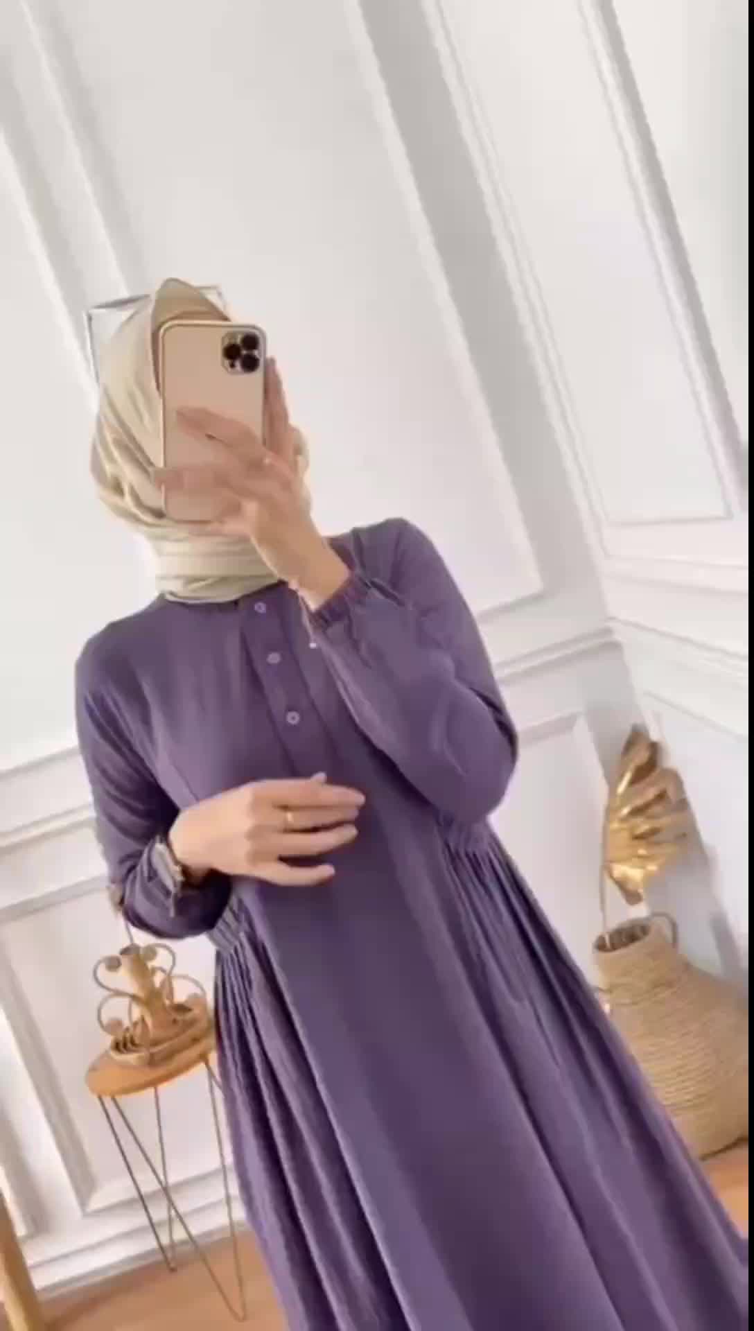 GAMIS CRINKLE CLAURA XXXL JUMBO LD 130 - 140 CM & STANDAR LD 110 CM Muslim