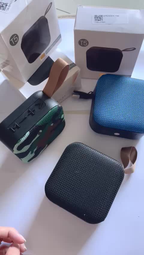 Speaker Bluetooth T5 Mini Wireless Portable Bass
