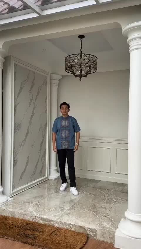 KOKO AYESHA ATASAN KOKO PENDEK KATUN BORDIR AL HAKIM Polos