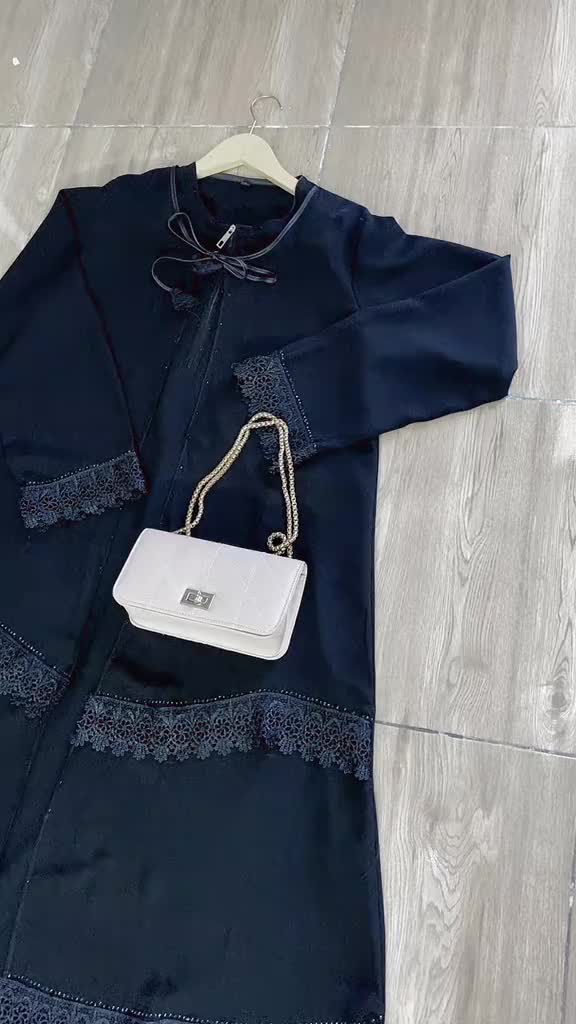 Abaya Hitam Jetblack Gamis Hitam Terbaru ABAYA DANISA