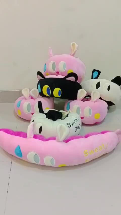 Bantal Leher Halus Lembut Terbaru Lucu Bantal Sandaran Mewah Tidur Busa Travel Portabel Mobil Pesawat Bus Kereta Kantor Cute Neck