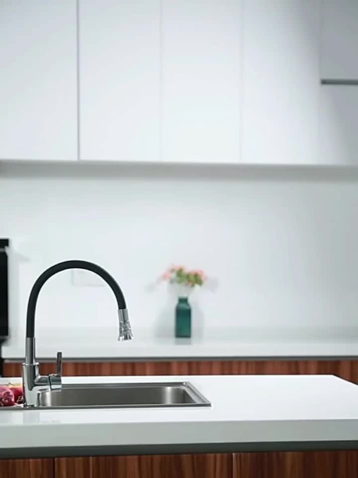 PPlus Kran Sink Terompet Minimalis /Kran Cuci Piring /Kran Serbaguna Kran Angsa Cuci Piring Dapur Fleksibel/ Kran Kamar Mandi 2 Mode air