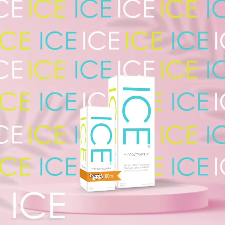 Air Softlens Ice / Cairan Pembersih Softlens 60 ML DAN 150 ML /  Eye / Lens / Cairan Softlens Lensa Soflen