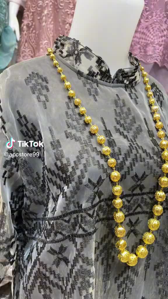 Kalung kolara baju bodo susun 1,3 dan 5