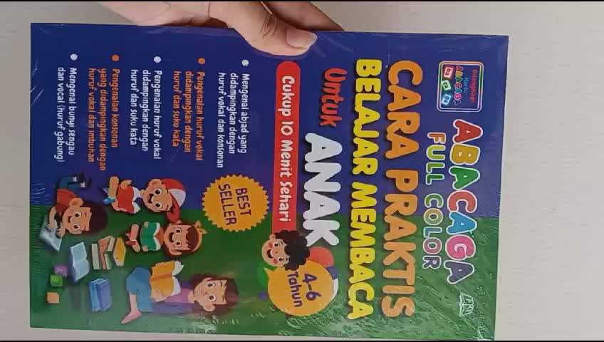 BUKU ABACAGA CARA PRAKTIS BELAJAR MEMBACA UNTUK ANAK 4-6 TAHUN - Toko ulos rogabe