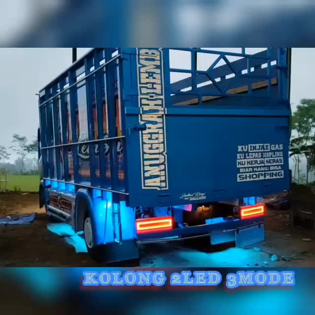 10biji Lampu kolong LED 3mata 12v-24v