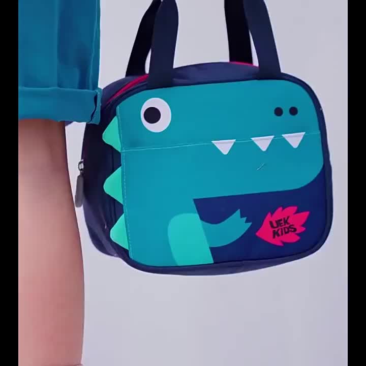WD Tas Bekal Anak Karakter 3D Tas Penyimpanan Kotak Makan Tahan Panas Tas Bekal Makan Siang Lunch Bag Tas Bekal Anak LB2