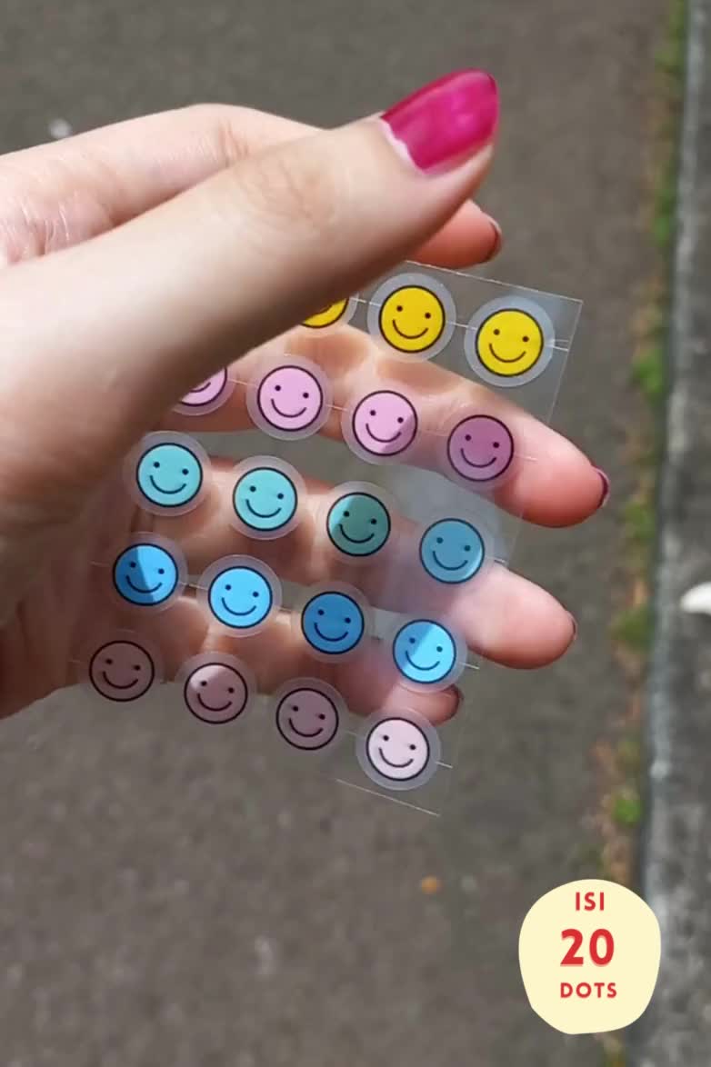 [NEW] EMOJI HYDROCOLLOID ACNE PIMPLE PATCH LETS GLOW GROUP Wajah