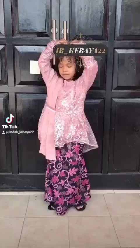 Setelan Kebaya Anak Perempuan Aurora Selendang Tile Bordir Atasan Baju Elegan Modern Wisuda Kartini Kondangan Pesta Rok Duyung Katun Fashion