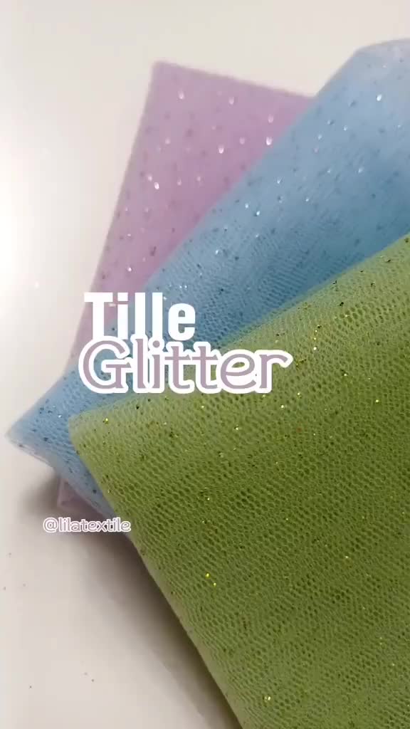 Kain tile glitter | tille glitter | tile murah