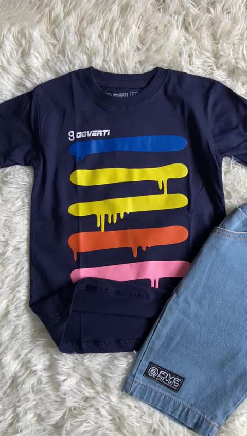 Paket 3 Pcs Setelan Kaos Distro & Celana Chino Anak Usia 3-12 tahun Motif Industri G kuning Fashion