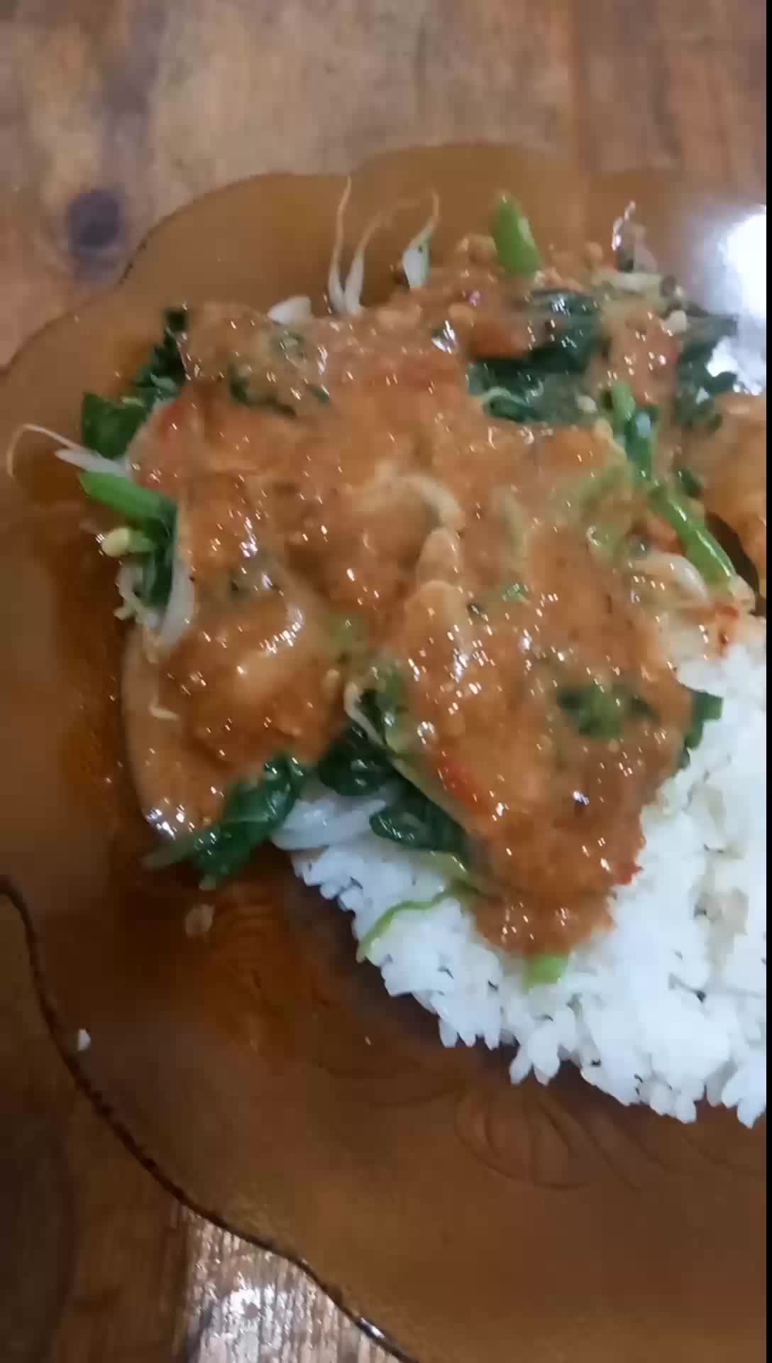 SAMBEL PECEL ASLI MADIUN SANGRAI #sambel kacang#saos kacang²