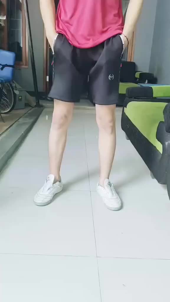 Paket 80rb isi 2pcs celana running pria gym misty elastis tebal Sport