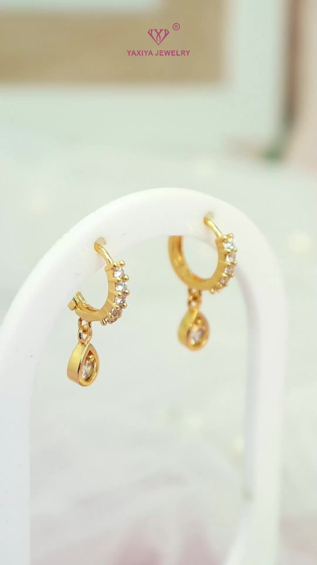 Yaxiya Anting Jepit Wanita Aksesoris 918