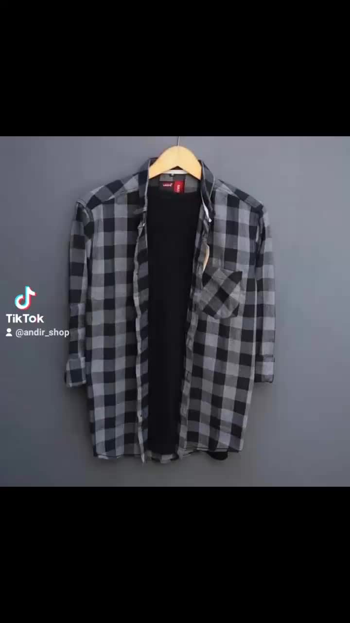 Kemeja Flanel Kotak Pria Wanita Lengan Panjang Dewasa Kain Flanel - Brand Surfing - Casual, Lembut Motif Nyaman Semi Kerah Keren Tangan Distro