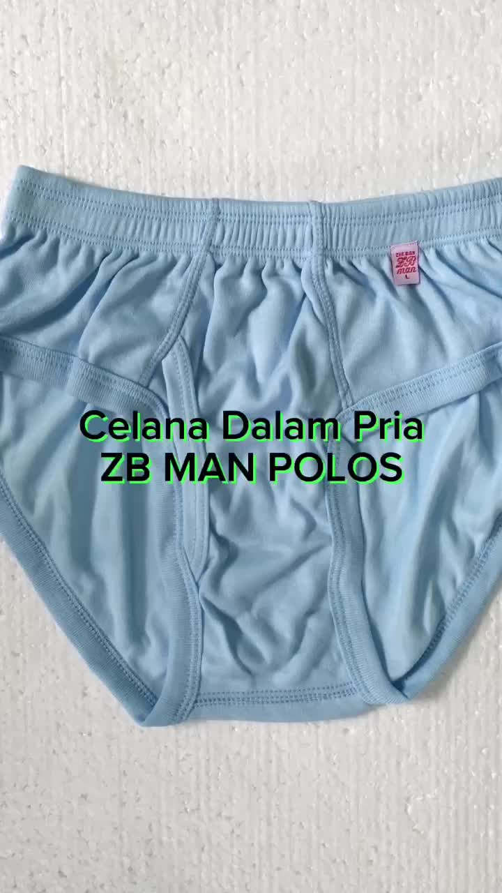 Grosir 6 Pcs Celana Dalam Pria Dewasa Jumbo Katun Polos - Size M L XL XXL XXXL