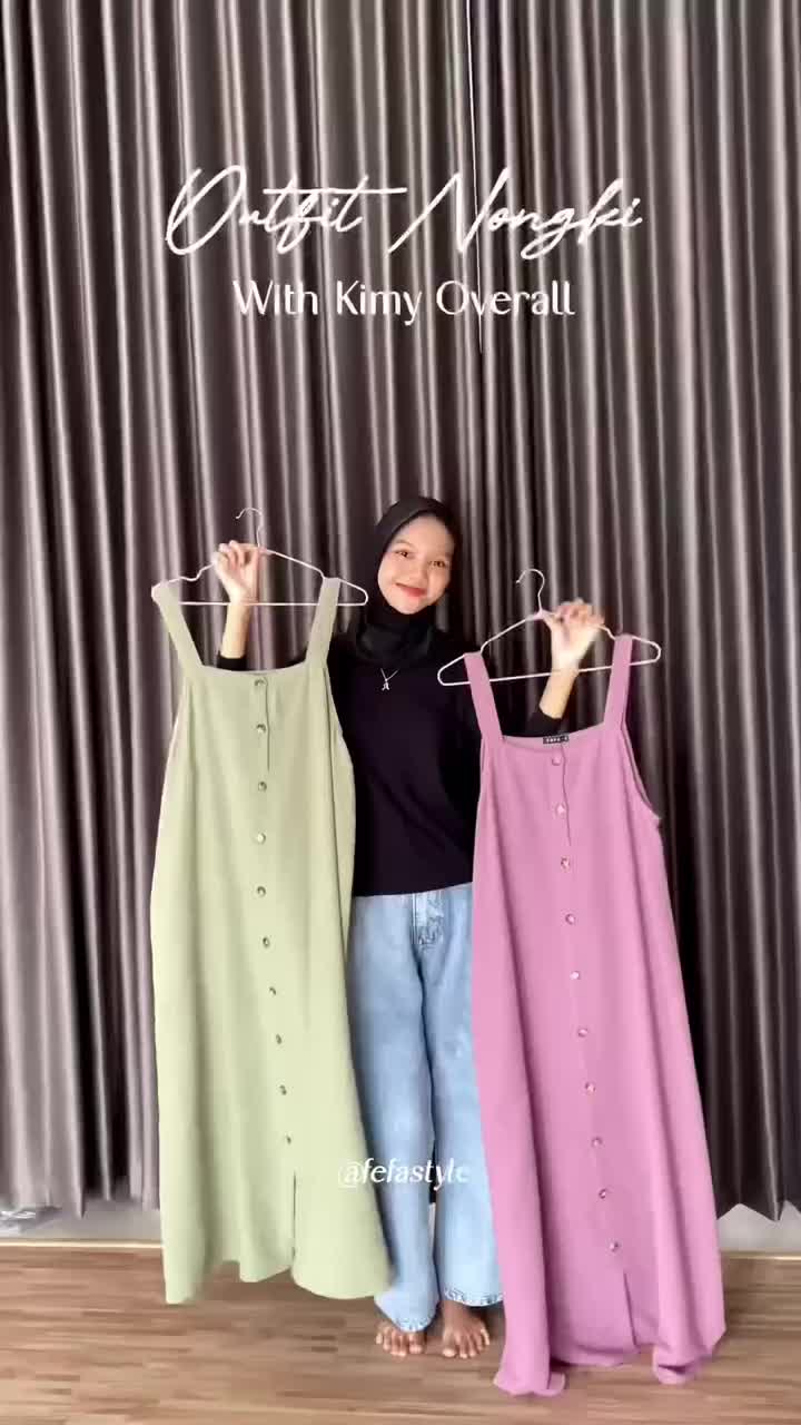 OVERALL LINEN CRINKLE - KIMY OVERALL By fefastyle