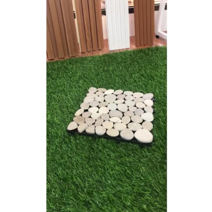 Lantai Decking Tile batu Alam 28x28cm
