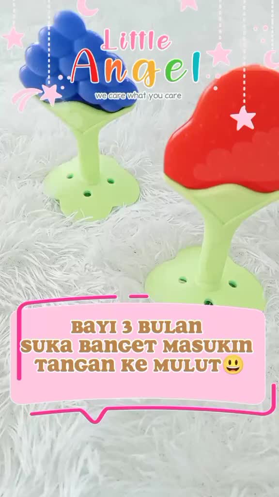 BABY TEETHER BENTUK BUAH Mainan gigitan Bayi BPA FREE gigitan Bayi Bentuk Buah Fruit Teether Lembut gigi