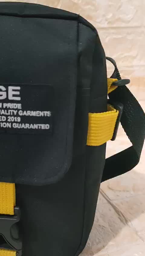 Tas Selempang Pria 2in1 PEGE Jaxton Model Slingbag Kombinasi Coklat - PEGE8946 - 02