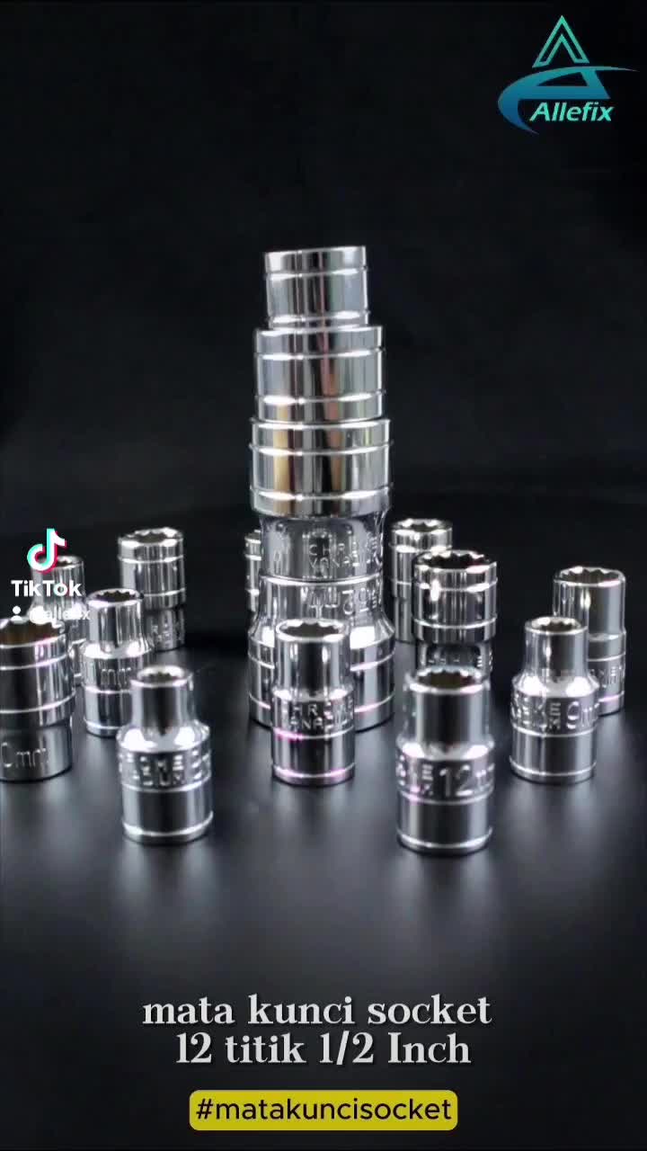ALLEFIX Mata Socket Wrench 1/2 Inch 8-32mm Tersedia Beberapa Ukuran - 6553