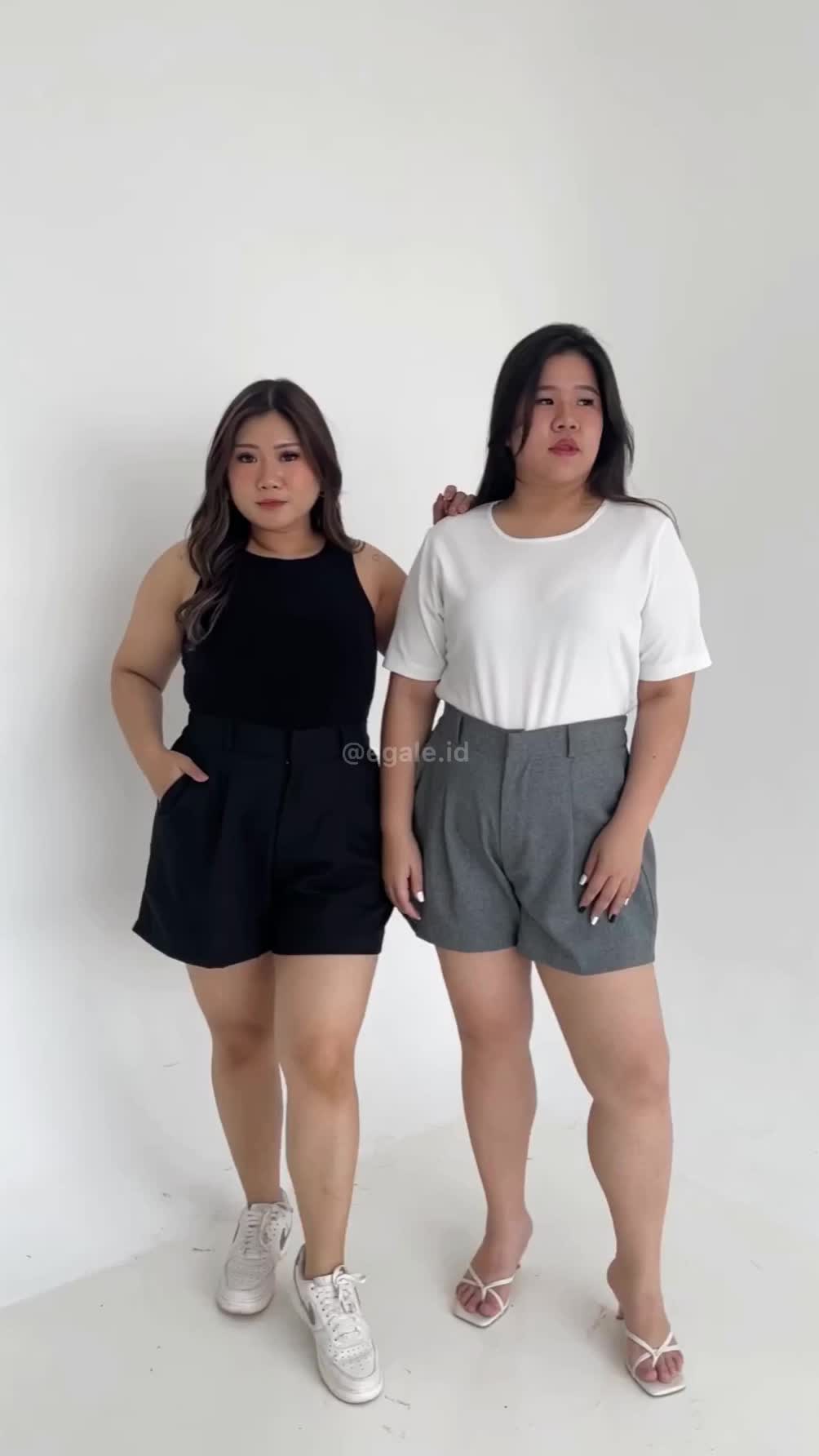 EGALE.ID - ⁠Sashes Short Pants | Plus Size Jumbo Size Big Size Celana Pendek