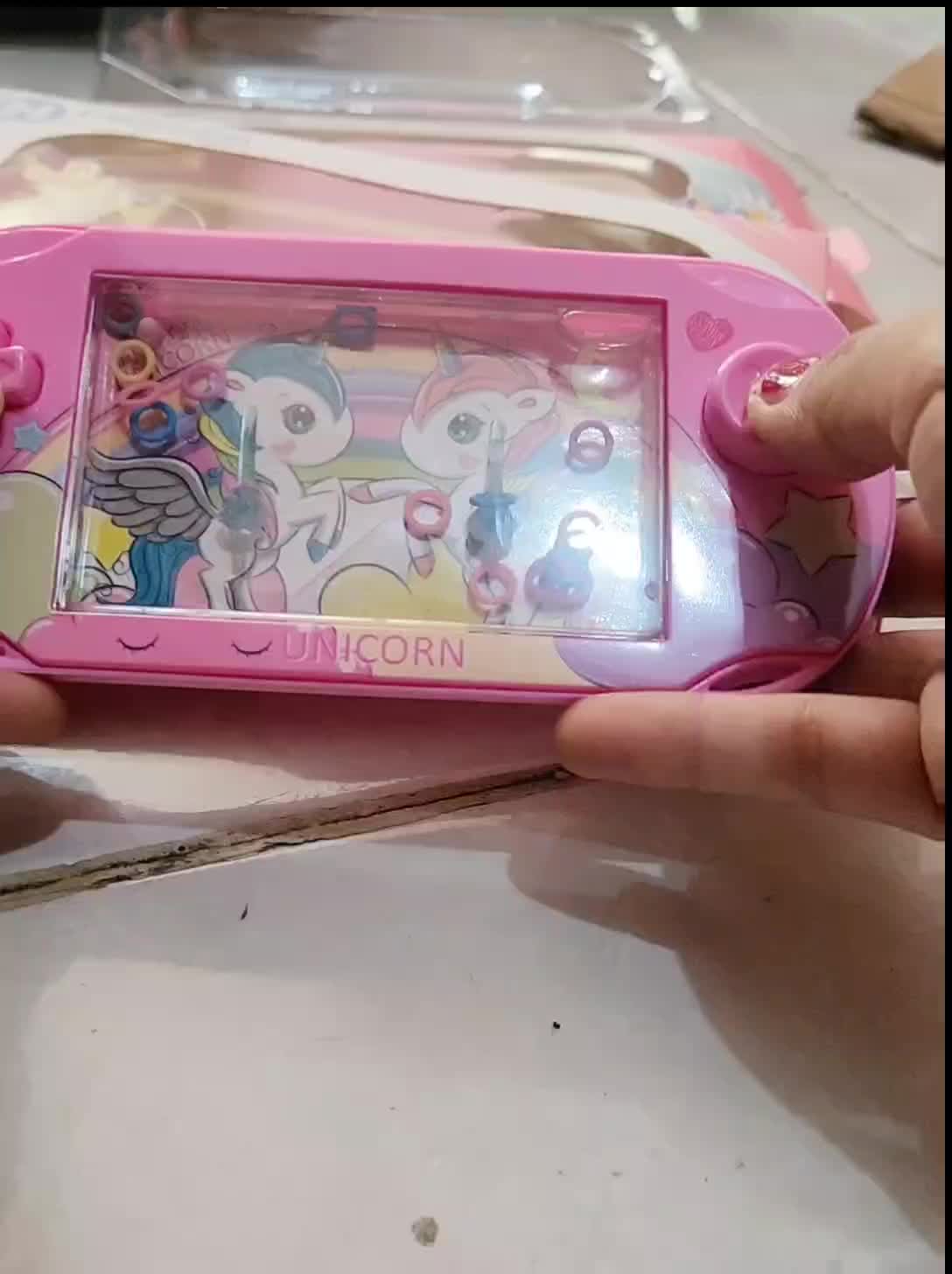 mainan game air  model psp, mainan game air karakter unicorn