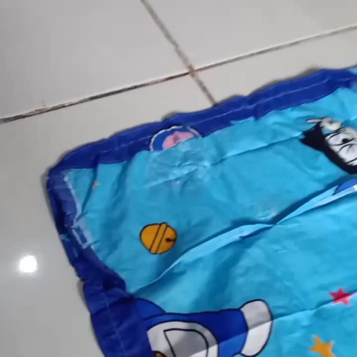 Taplak Kulkas Rumbai Motif Doraemon Dekorasi Rumah