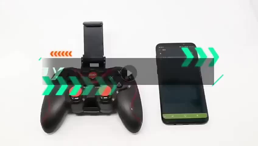 (COD) Gamepad X3 Bluetooth Wireless Controller Game Joystick for Android Terios T3 / X3 With Holder Stik hp android / Joystick Bluetooth untuk Game Komputer Komputer Accessories