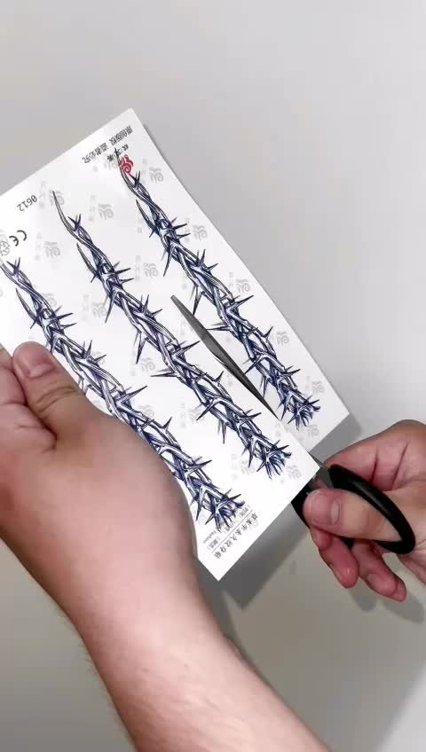 Fruit Ink Tatto Semi Permanent THORNS / DURI Temporary