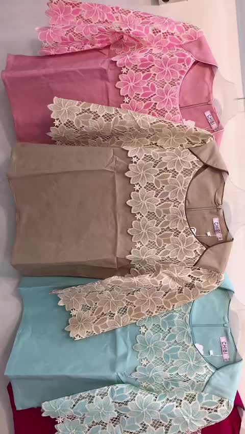 Atasan wanita stretch premium import Fit Baju Panjang Top Pendek Crop Motif