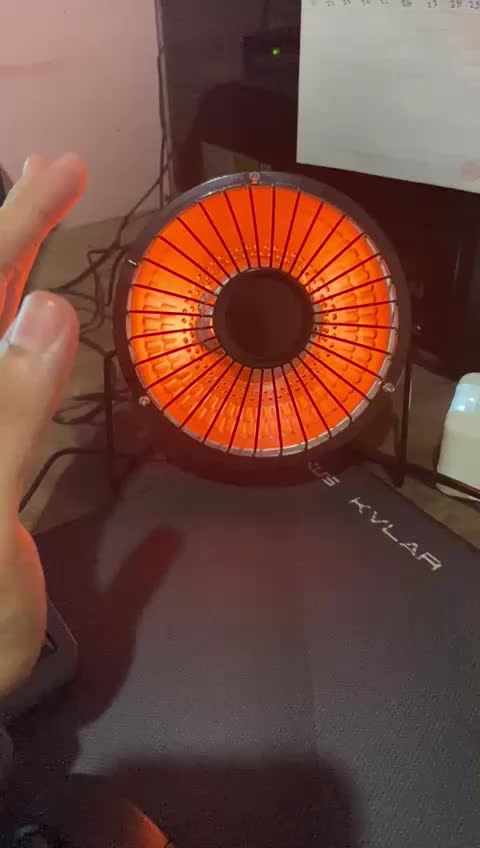 Pemanas Mini Heater 4 Inch Metal - Alat Pemanas Elektrik Portable Penghangat Ruangan listrik