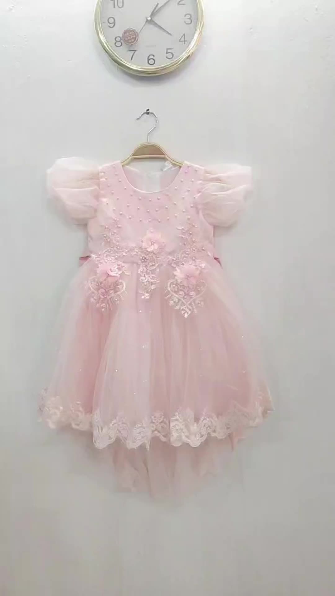 3-10thn Elegan Gaun Pesta Formal Dengan Wedding Flower Princess Dress Anak Perempuan Baju Bunga