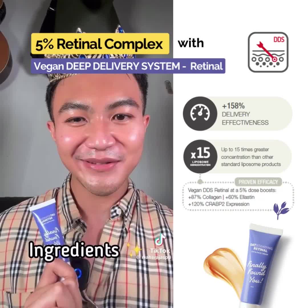 Finally Found You! FFY OATstanding Retinal - 2in1 Eye & Face Cream Krim Perawatan Mata Panda Hitam dan Kerutan Wajah Anti Aging 20ml