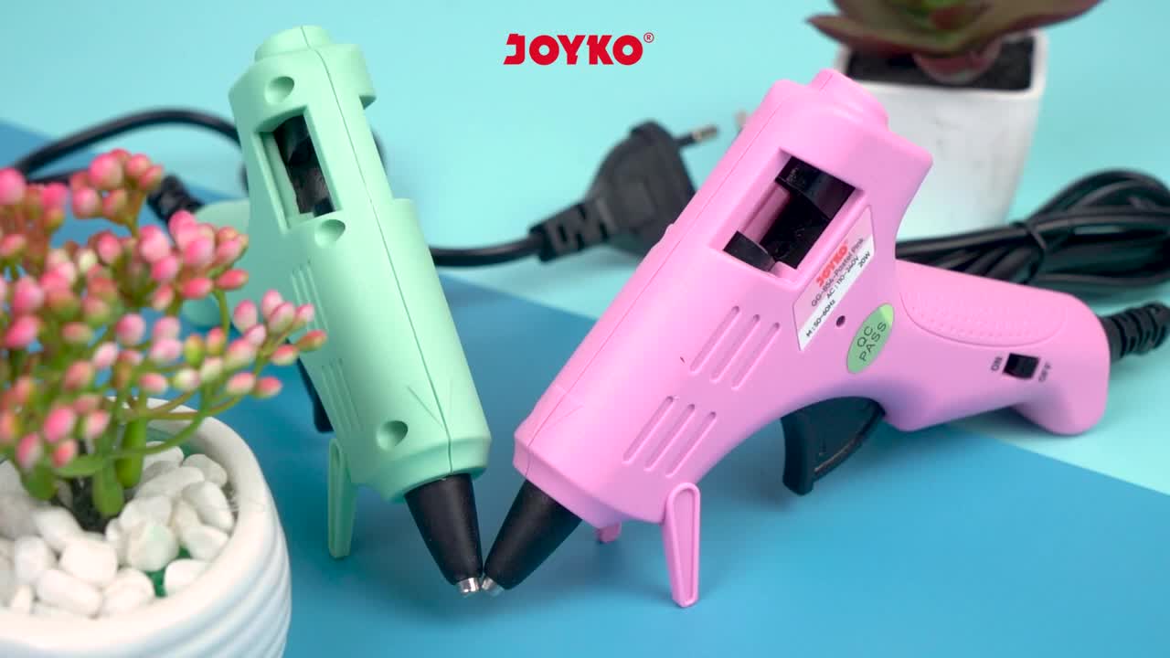 JOYKO Glue Gun Lem Tembak GG-854 Pastel Color 20 Watt