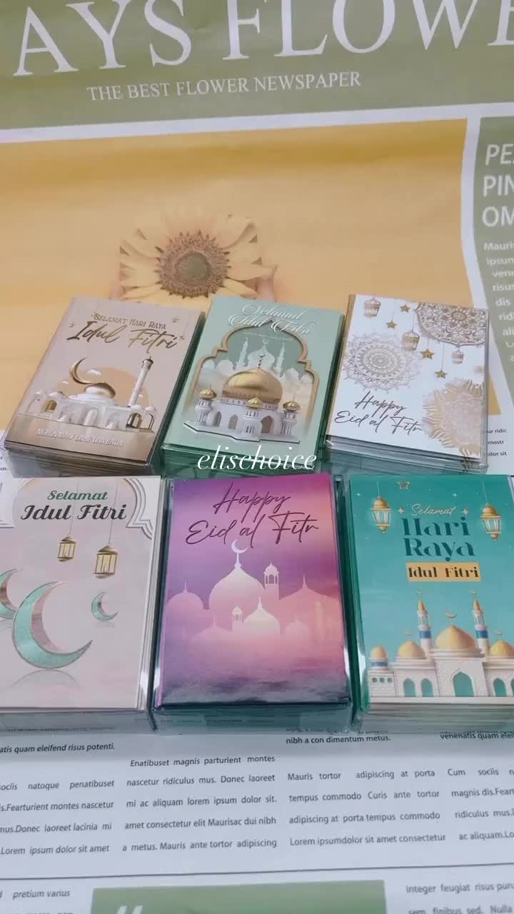 [MIKA ISI 50] AMPLOP LEBARAN HARI RAYA IDUL FITRI 2025 / ANGPAO KARAKTER LUCU RAMADHAN ISI 50 LEMBAR