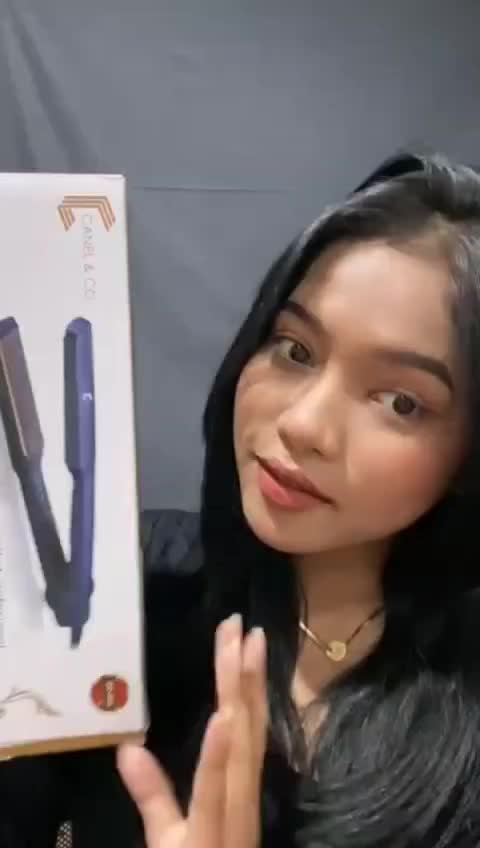 CANEL & CO Catokan Pelurus Rambut Catokan Curly Hair Styler Black Sisir Straightener