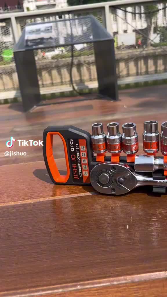 JISHUO [COD] KUNCI PAS SOKET RATCHET SET KUNCI PAS UNIVERSAL MULTI-FUNGSI (JS-1014)