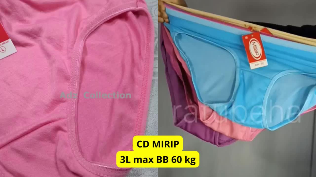 1 LUSIN CD MEREK MIRIP - CD WANITA CELANA DALAM WANITA CD MIRIP SIZE 3L - k10