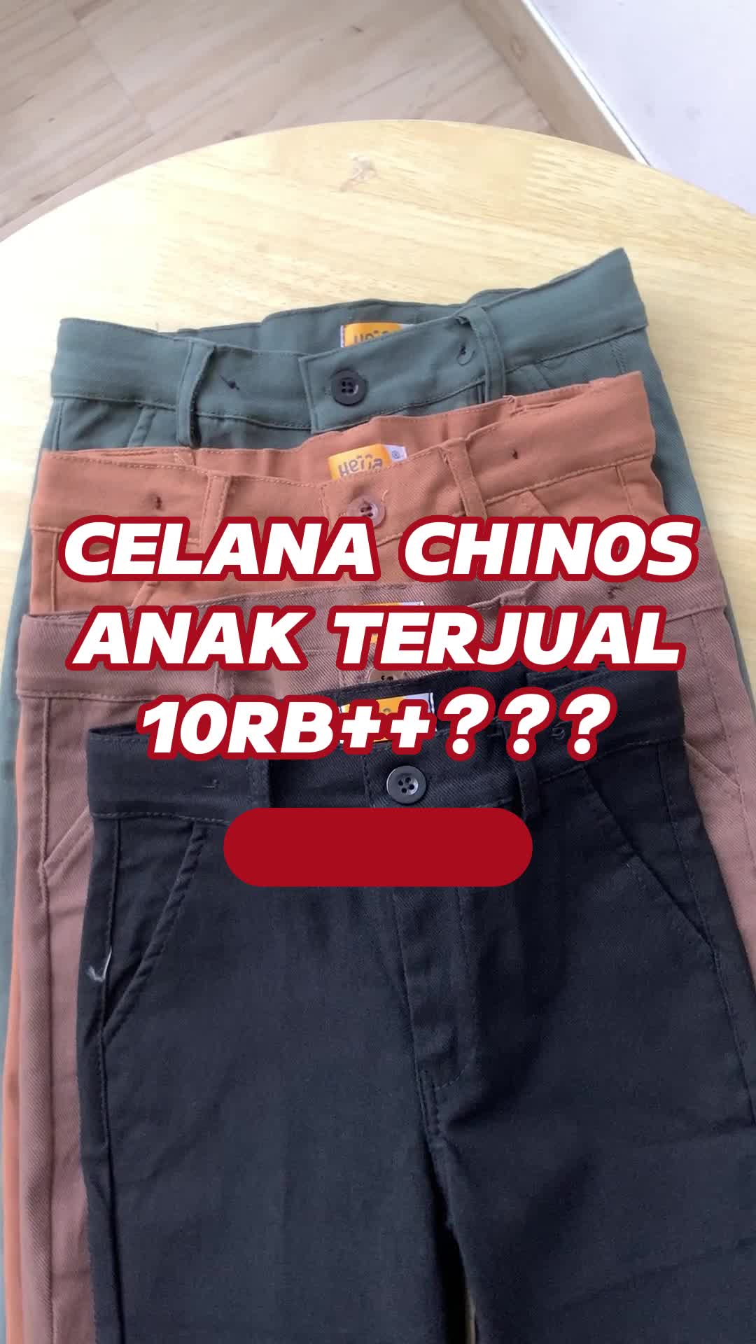 CELANA ANAK LAKI LAKI CHINOS STRETCH PANJANG Warna Polos 1-10 tahun | JELO CHINO PANTS | HEIJA